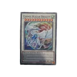 Yugioh - Cosmic Blazar Dragon - 1st Edition Card LED6-EN029 - Image 1