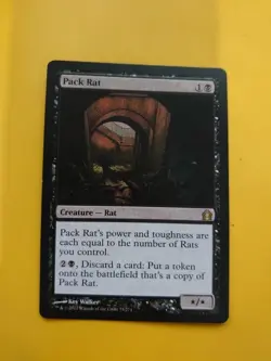 Pack Rat. RTR rare rat Magic the Gathering Card. - Image 1