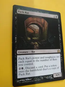 Pack Rat. RTR rare rat Magic the Gathering Card. - Image 2