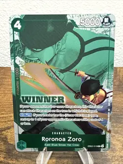 Roronoa Zoro (Winner Pack 2025 Vol. 3) EB02-019 One Piece Promotion Cards Foil - Image 1