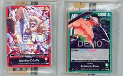 One Piece Demo Deck Set 2026 Version Luffy Zoro SEALED NEW Bundle of 2 - Image 1