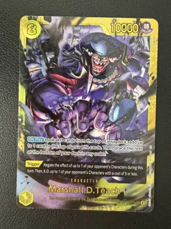 Marshall.D.Teach OP16-119 SEC Alt Art AA One Piece TCG English NM - Image 1