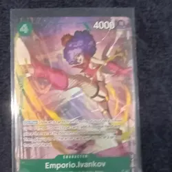 Bandai One Piece Emporio Ivankov OP02-051 OP02 Super Rare Alt Art Foil English - Image 1