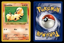 Growlithe 68/105 Unlimited Common Neo Destiny Pokemon Card - Image 1