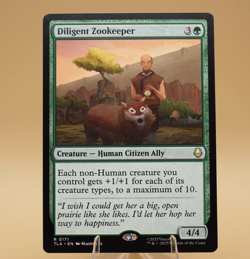 Diligent Zookeeper | 171 | Rare | Regular | Avatar | MTG | Store Promo Eligible - Image 1