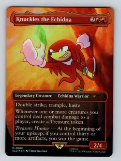 Knuckles the Echidna Foil M Secret Lair Drop Series 2082 NM - Image 1