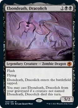 NM - Ebondeath, Dracolich - 100 - Adventures in the Forgotten Realms - Image 1