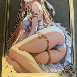 Goddess Story Gold METAL Card - Serial Number #/100! Anime Waifu Asuna **READ** - Image 3