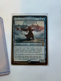 NM Urza Lord High Artificer - Dominaria Remastered MTG - Image 1