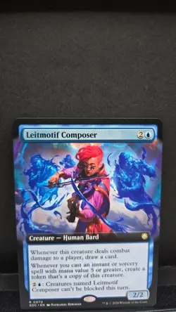 Leitmotif Composer - Extended Art R MTG Commander: Secrets of Strixhaven M/NM - Image 1