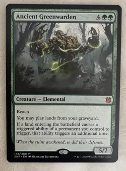 MTG Ancient Greenwarden Zendikar Rising 178/280 Regular Mythic - Image 1
