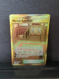 Martial Arts Dojo (Secret) 268/236 - Cosmic Eclipse Pokemon TCG NM - Image 1