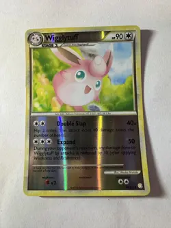 Pokemon TCG HeartGold SoulSilver 56/123 Wigglytuff Reverse Holo LP - Image 1