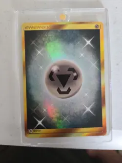 Secret Rare Steel Energy #163/149 Pokemon Sun & Moon 2017 NM - Image 1
