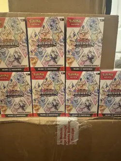 Pokemon Prismatic Evolutions 8.5 Booster Bundle Lot Of 7 Boxes Sealed Brand New - Image 1