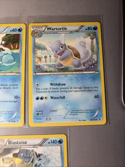 Squirtle 29/149 Wartotle 30/149 Blastoise 31/149 3 Card Set Starter Pokemon TCG - Image 3