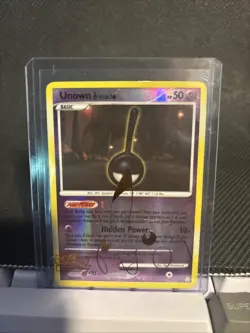 Pokemon Unown Reverse Holo Card 42/146 Legends Awakened - Image 1