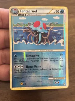 Pokemon Card - Tentacruel Triumphant 50/102 Uncommon Reverse Holo - Image 5