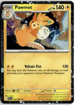 Pawmot 034/094 Cosmo Holo Promo Miscellaneous Cards & Products Pokemon Near Mint - Image 1