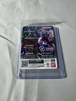 Gundam EXBP-003 EX Base Promo Card | 2025 World Tour USA Exclusive | Mint SEALED - Image 2
