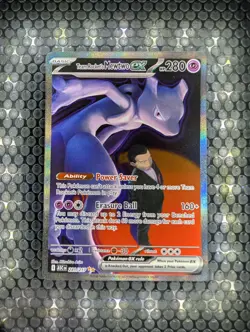 Team Rocket's Mewtwo ex 281/217 SIR Ascended Heroes Holo Pokemon Card NM-MINT - Image 1