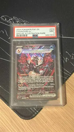 Charizard ex 234/091 Special Illustration Pokemon TCG Paldean Fates UK PSA 9 - Image 1