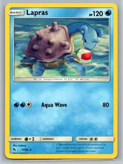 2019 Lapras 17/68 Hidden Fates Pokemon Card - Image 1