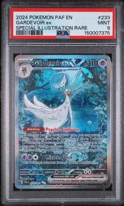 POKEMON CARDS GARDEVOIR EX #233 233/091 PALDEAN FATES SIR PSA 9 MINT - Image 1