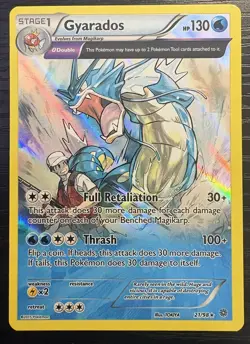 Gyarados 21/98 XY Ancient Origins Reverse Holo Rare Pokemon Card LP - Image 1