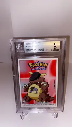 Kangaskhan 2000 Pokemon Sticker Cards Dunkin Boomer Beckett 9 - Image 1