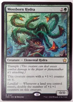 Foundations MOSSBORN HYDRA NM Magic MTG Free Shipping! - Image 1