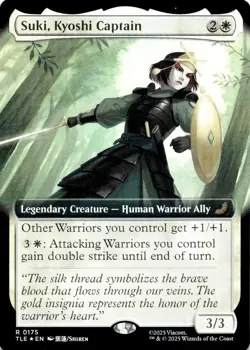 Suki, Kyoshi Captain (FOIL) TLE #175 Avatar Eternal-Legal MTG NM - Image 1