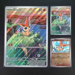 Victini Illustration Collection Promos Trio | Black Bolt & White Flare | Pokemon - Image 1