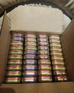 Pokemon Ascended Heroes Mini Tins J-Hook Lot Of 40 FACTORY CASE- SEALED TINS⭐⭐⭐ - Image 1