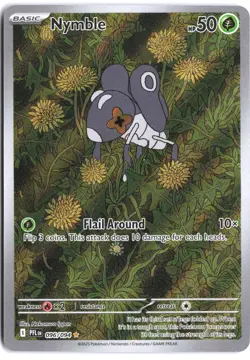 Nymble 096/094 Illustration Rare Phantasmal Flames Pokemon - Image 1