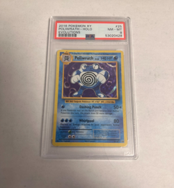 2016 Pokemon XY Evolutions 25 Poliwrath Holo PSA 8 MINT 25/108 - Image 1