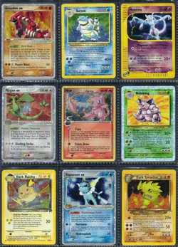 👹Lot of 54 Vintage Pokemon Collection Lot Mew, Vaporeon Ex & more! DAMAGED - Image 2