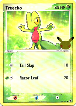 Treecko 76/109 Pokemon Celebrations Oversized Jumbo Near Mint - Image 1
