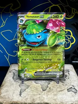 Pokemon TCG Venusaur ex 001/142 Double Rare Stellar Crown NM/M - Image 1