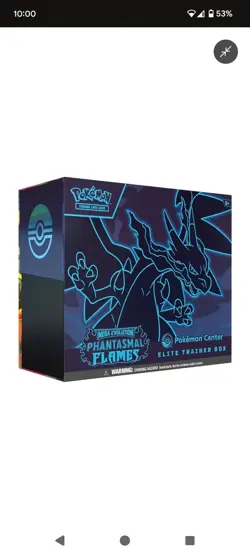 PRESALE Phantasmal Flames Pokemon Centre ETB New & Sealed - 14/11/2025 - Image 1