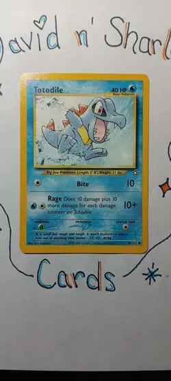 Totodile (80) Pokemon Neo Genesis 080/111 Unlimited MP - Image 1