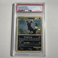 2011 Pokemon Call of Legends Umbreon #22 Holo W/ SWIRL - Image 1