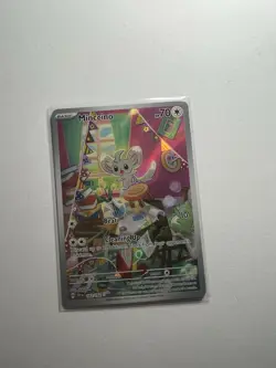 Minccino 182/162 Illustration Rare Holo NM POKEMON SV05: Temporal Forces Mint - Image 1