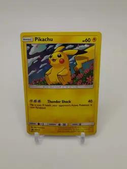 Pokemon TCG Pikachu SM206 Holo Promo Sun & Moon - Image 1