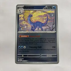 Aurorus 024/088 Reverse Holo Rare Pokemon Perfect Order NM - Image 1