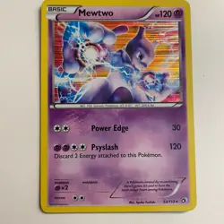 Pokemon TCG Mewtwo 53/113 Holo Legendary Treasures M/NM - Image 1