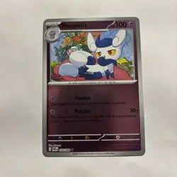 Meowstic 034/088 Uncommon Perfect Order Pokemon Reverse Holo Near Mint - Image 1