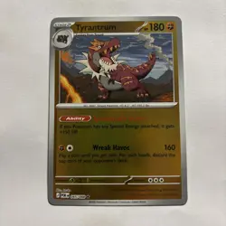 Pokemon Tyrantrum #045/088 English Perfect Order Reverse Holo - Image 1