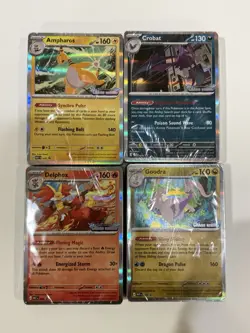 4x Pokemon SEALED Chaos Rising Build And Battles! Goodra Crobat Delphox Ampharos - Image 4