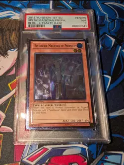 Yugioh Spellbook Magician of Prophecy REDU-EN015 Ultimate Rare 1st Ed. - PSA 7 - Image 1